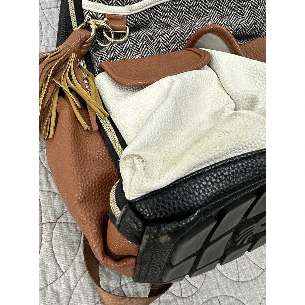 Itzy Ritzy Boss Backpack Diaper Bag Coffee & Cream